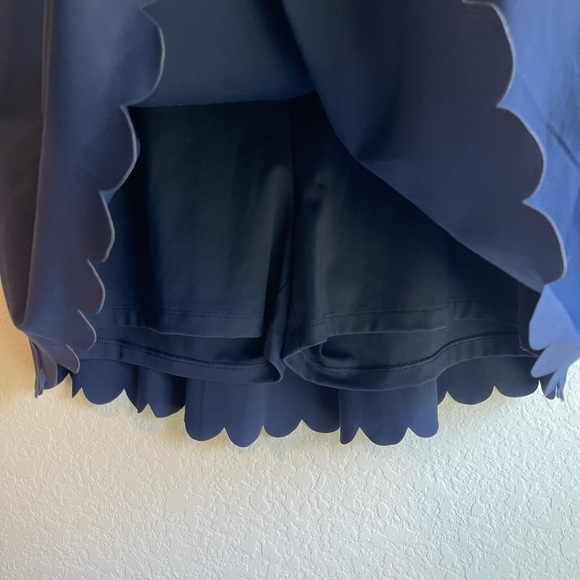 J. Crew Blue Skort with Scalloped Edge - Picture 5 of 7